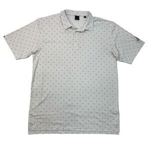 Dunning Golf Polo Shirt Men 2XL White Pique Tile Print Droptail Southampton Club